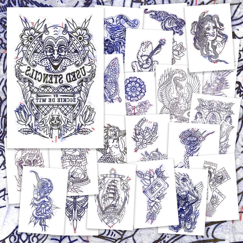 Dickie de Wit Books Dickie de Wit-Used Stencils