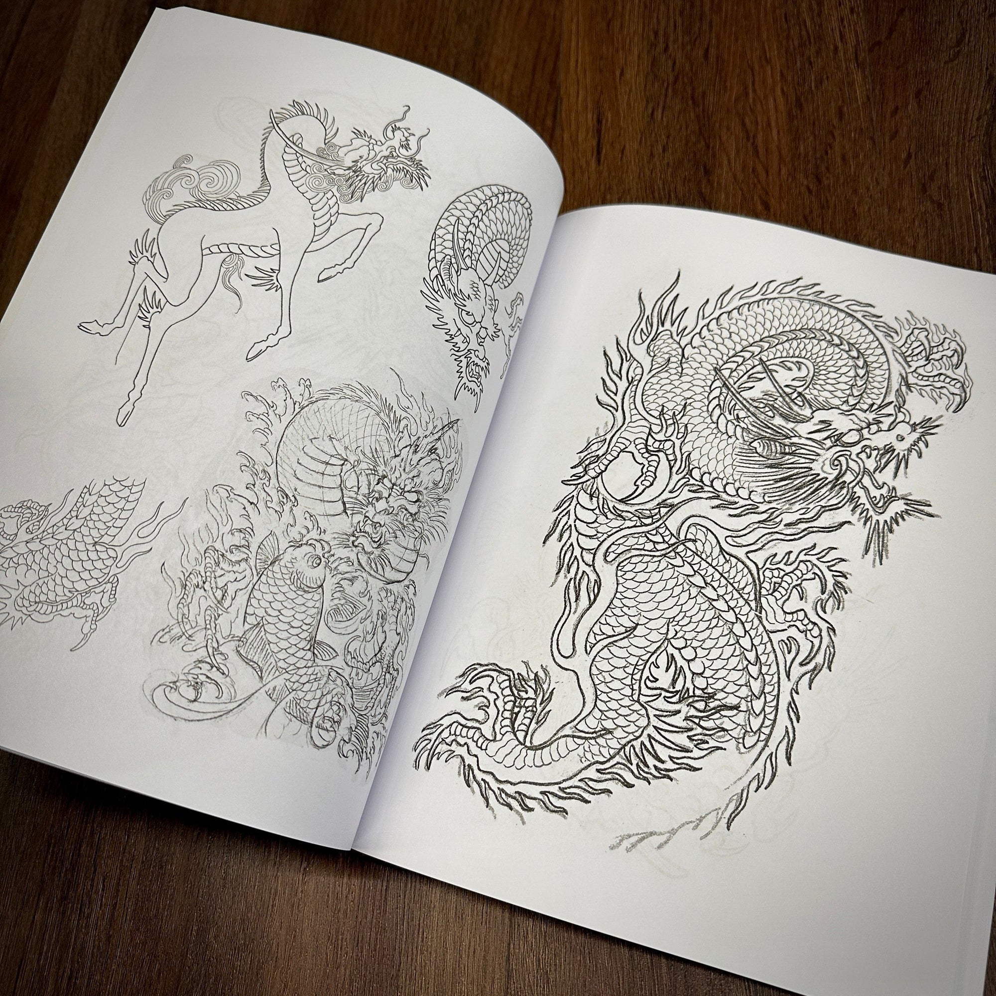 Erik Rieth Books Erik Rieth Dragon Sketches