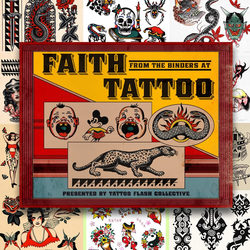 Faith Tattoo From the binders at Faith Tattoo