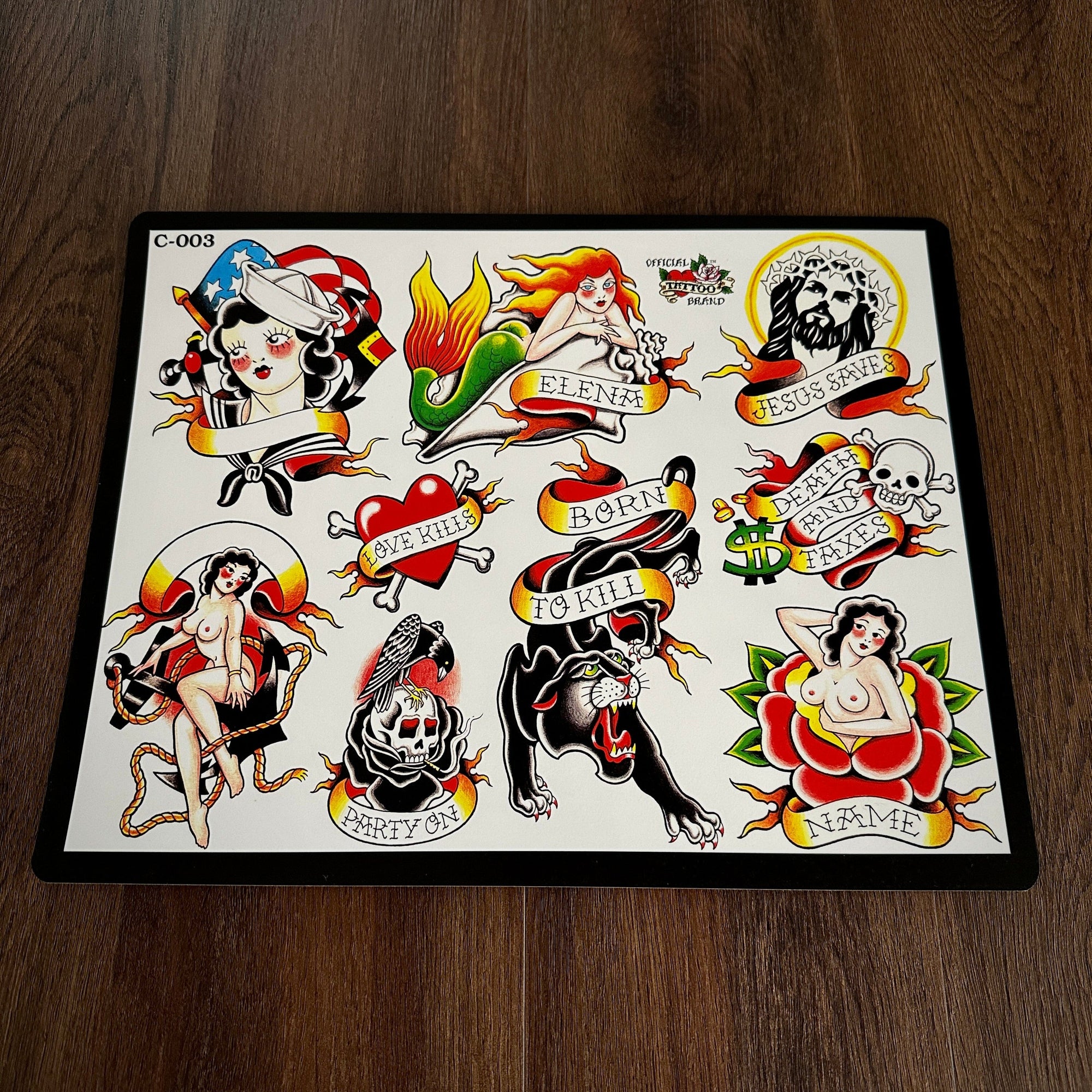 J.D. Crowe Flash J.D. Crowe - Official Tattoo Brand #003