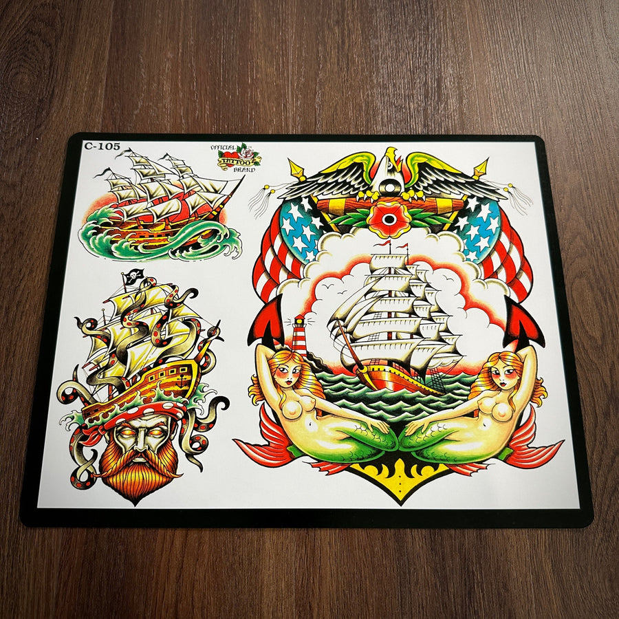 J.D. Crowe Flash J.D. Crowe - Official Tattoo Brand #105