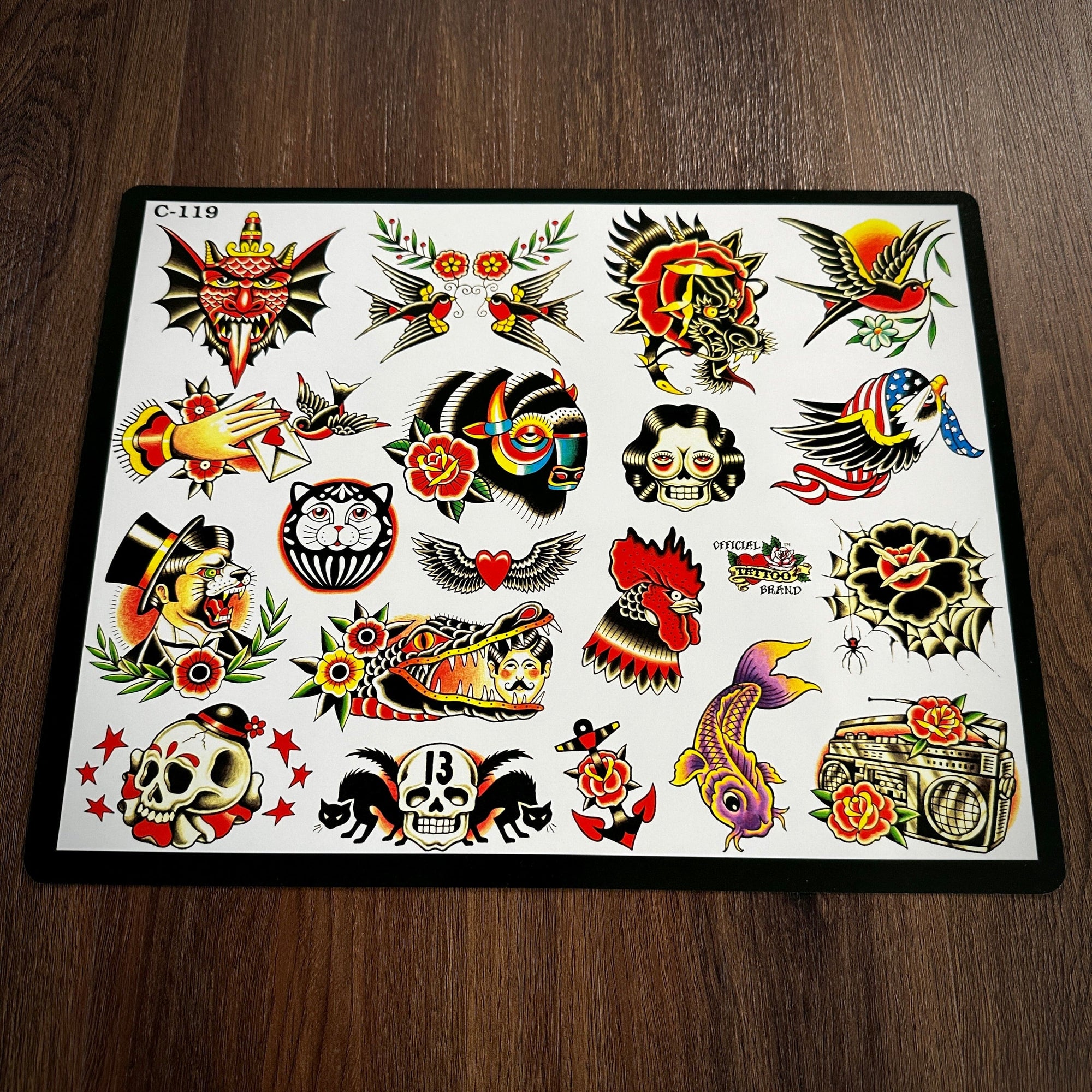 J.D. Crowe Flash J.D. Crowe - Official Tattoo Brand #119