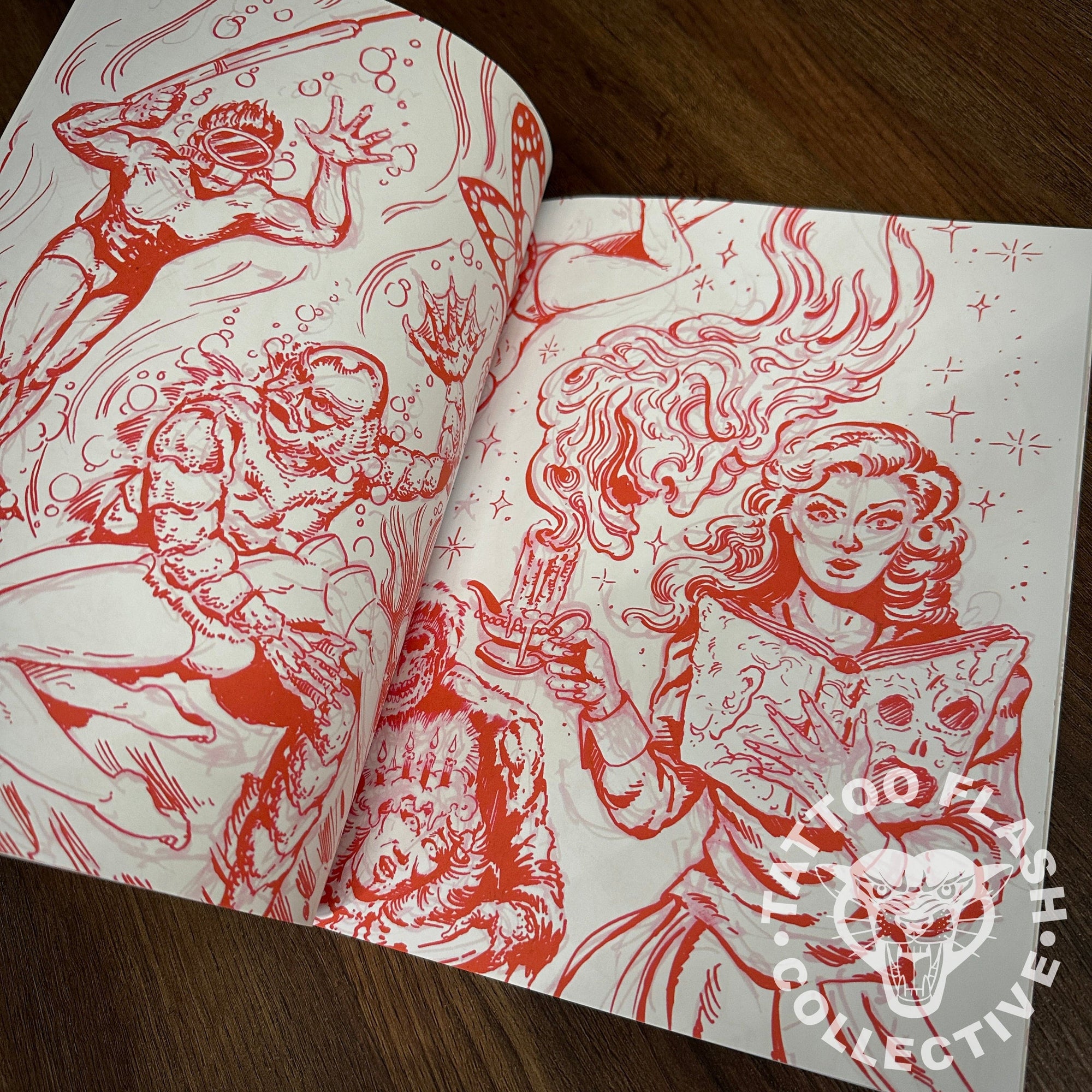 Randy Hall Books Randy Hall - Red Worlds Tattoobook