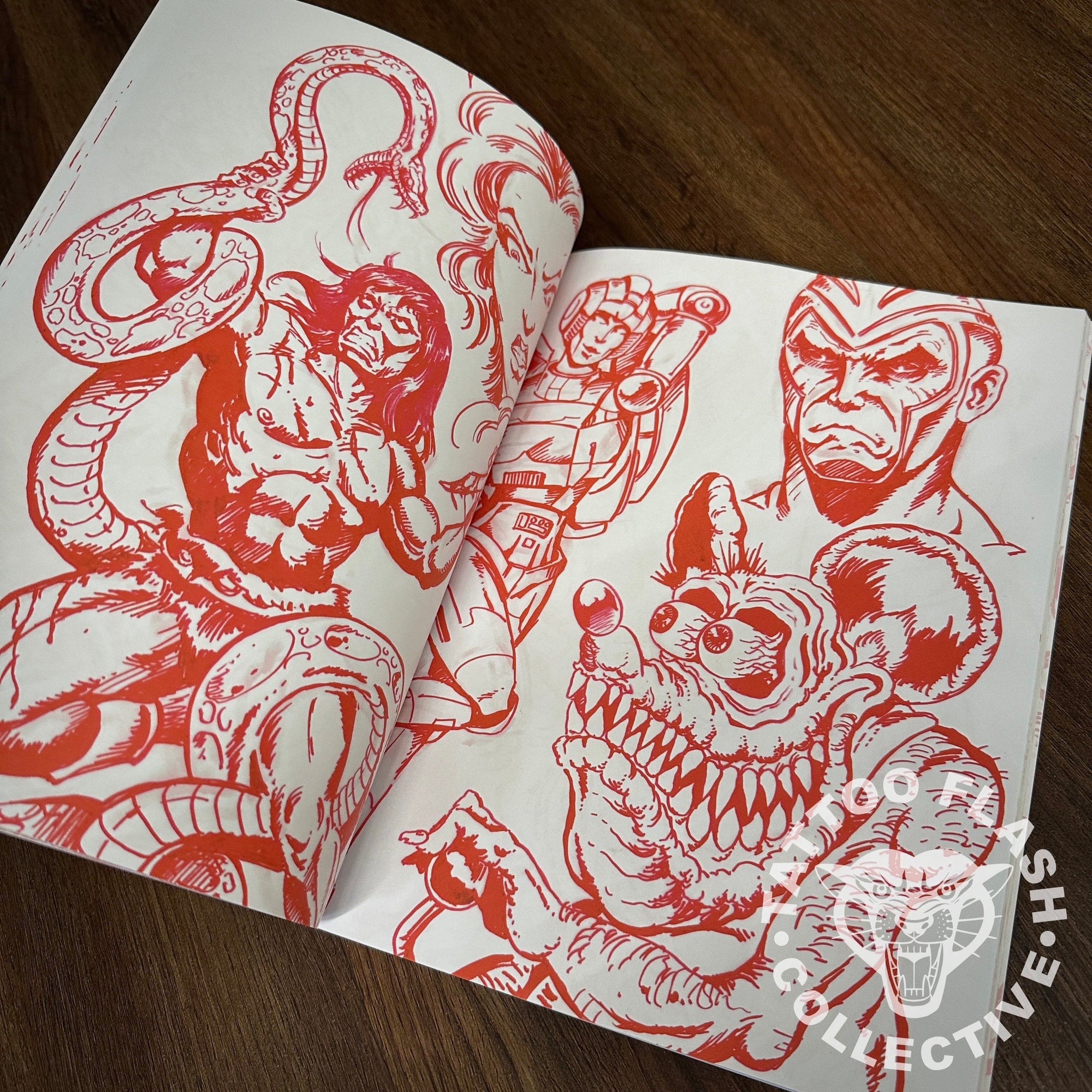 Randy Hall Books Randy Hall - Red Worlds Tattoobook