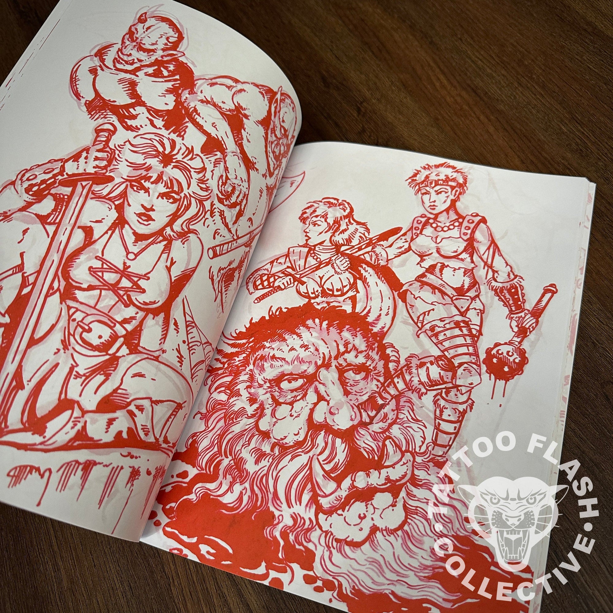 Randy Hall Books Randy Hall - Red Worlds Tattoobook