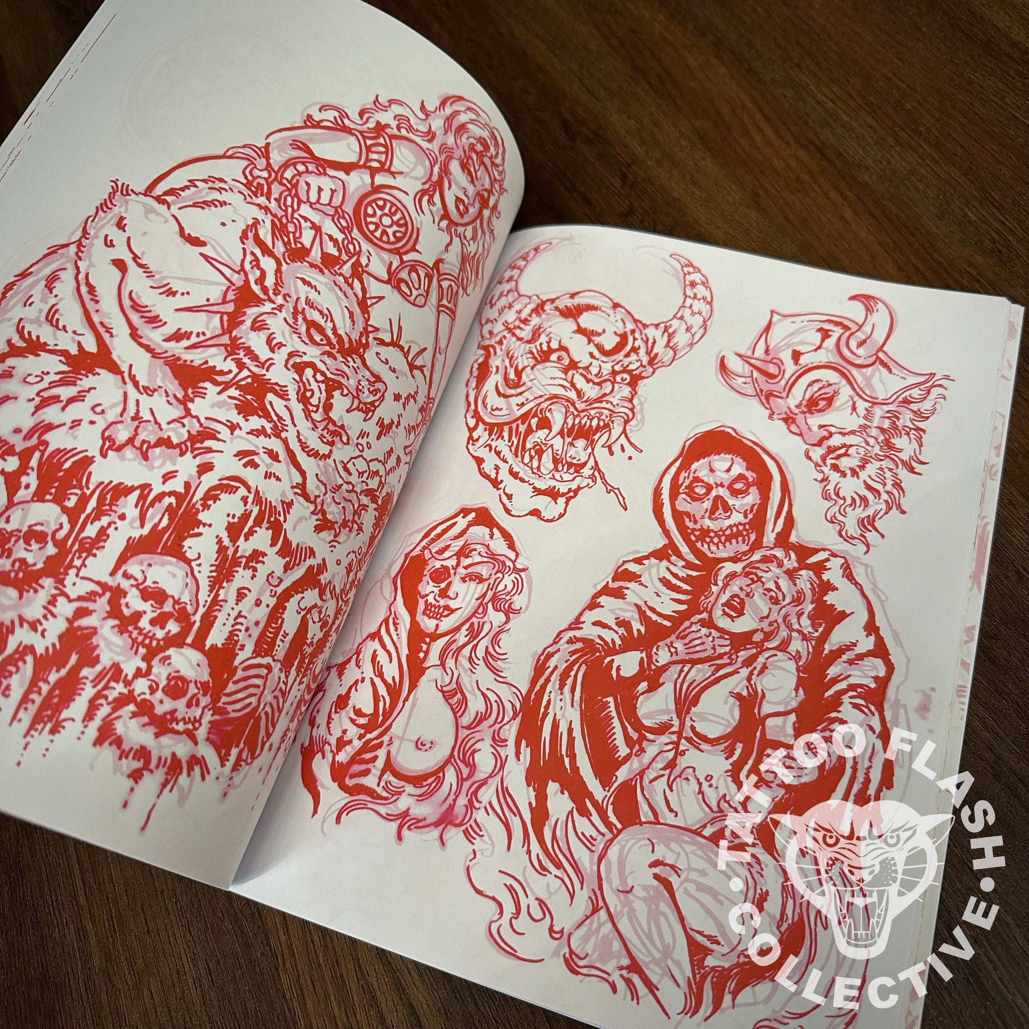 Randy Hall Books Randy Hall - Red Worlds Tattoobook