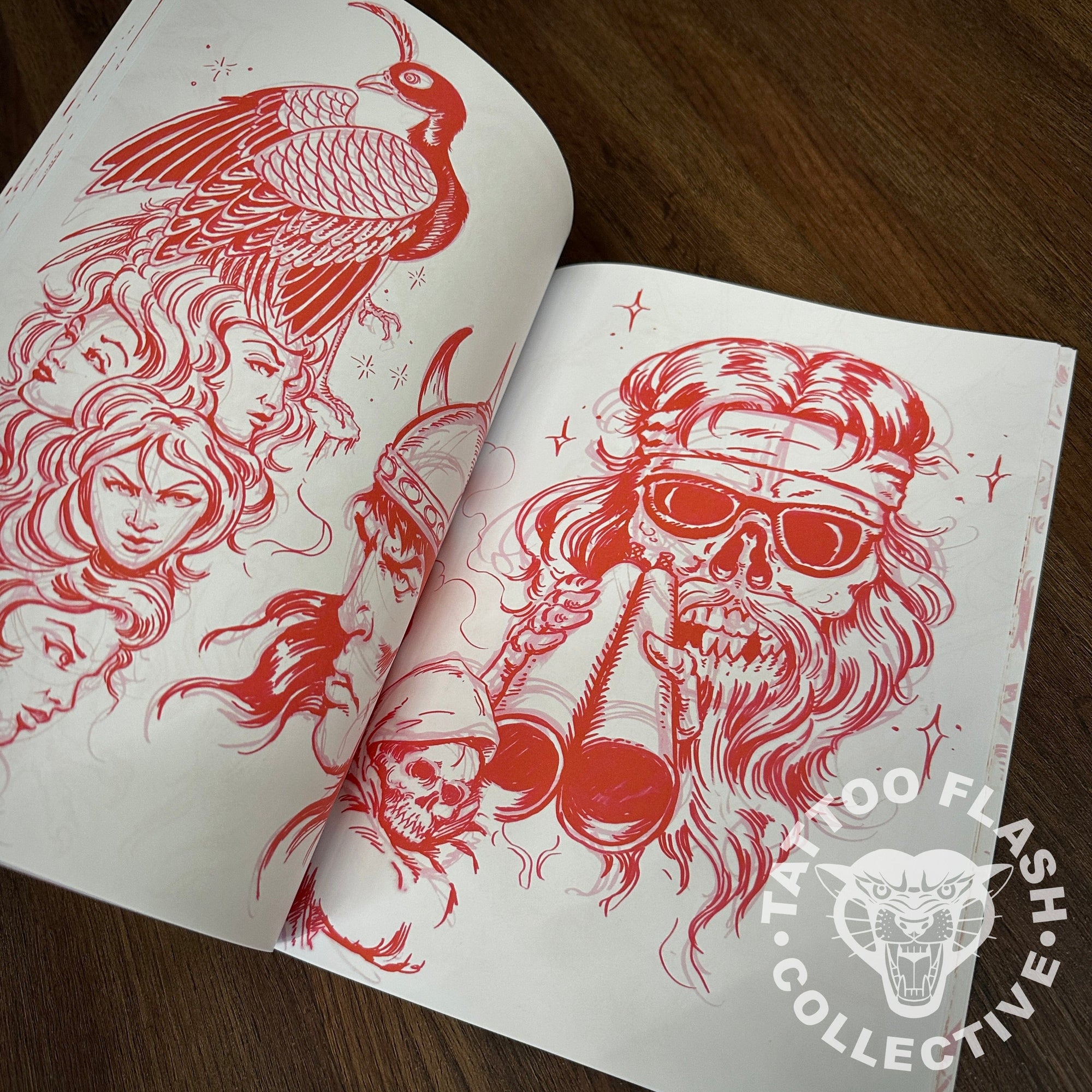 Randy Hall Books Randy Hall - Red Worlds Tattoobook