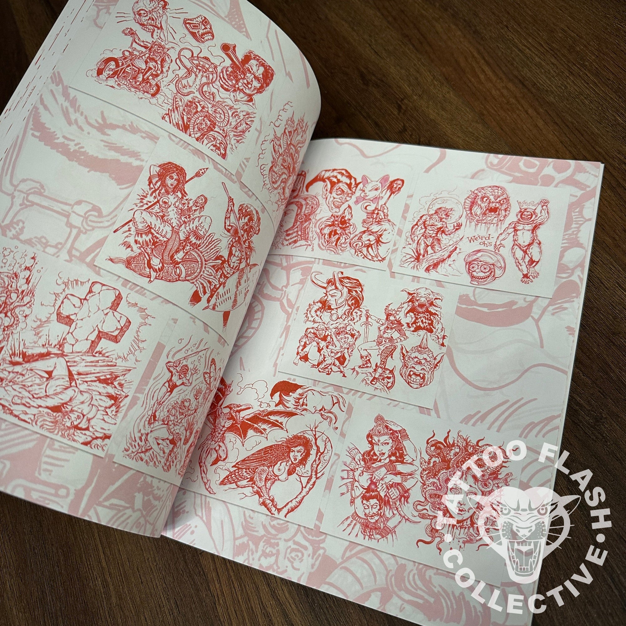 Randy Hall Books Randy Hall - Red Worlds Tattoobook