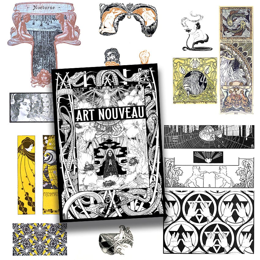 Tattoo Flash Collective Books Art Nouveau