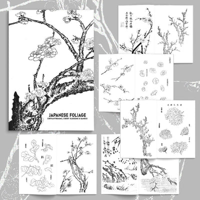 Tattoo Flash Collective Books Japanese Foliage