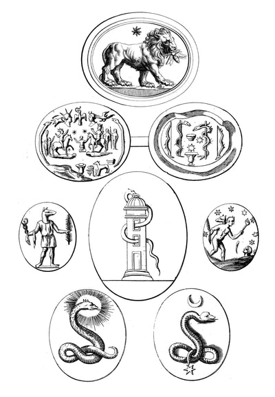 Tattoo Flash Collective Books Mystic Imagery - Gnostic