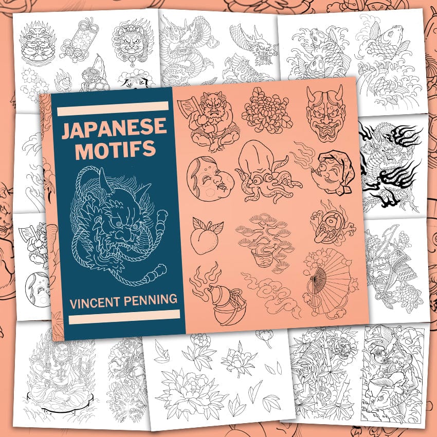 Vincent Penning Books Japanese Motifs - Vincent Penning
