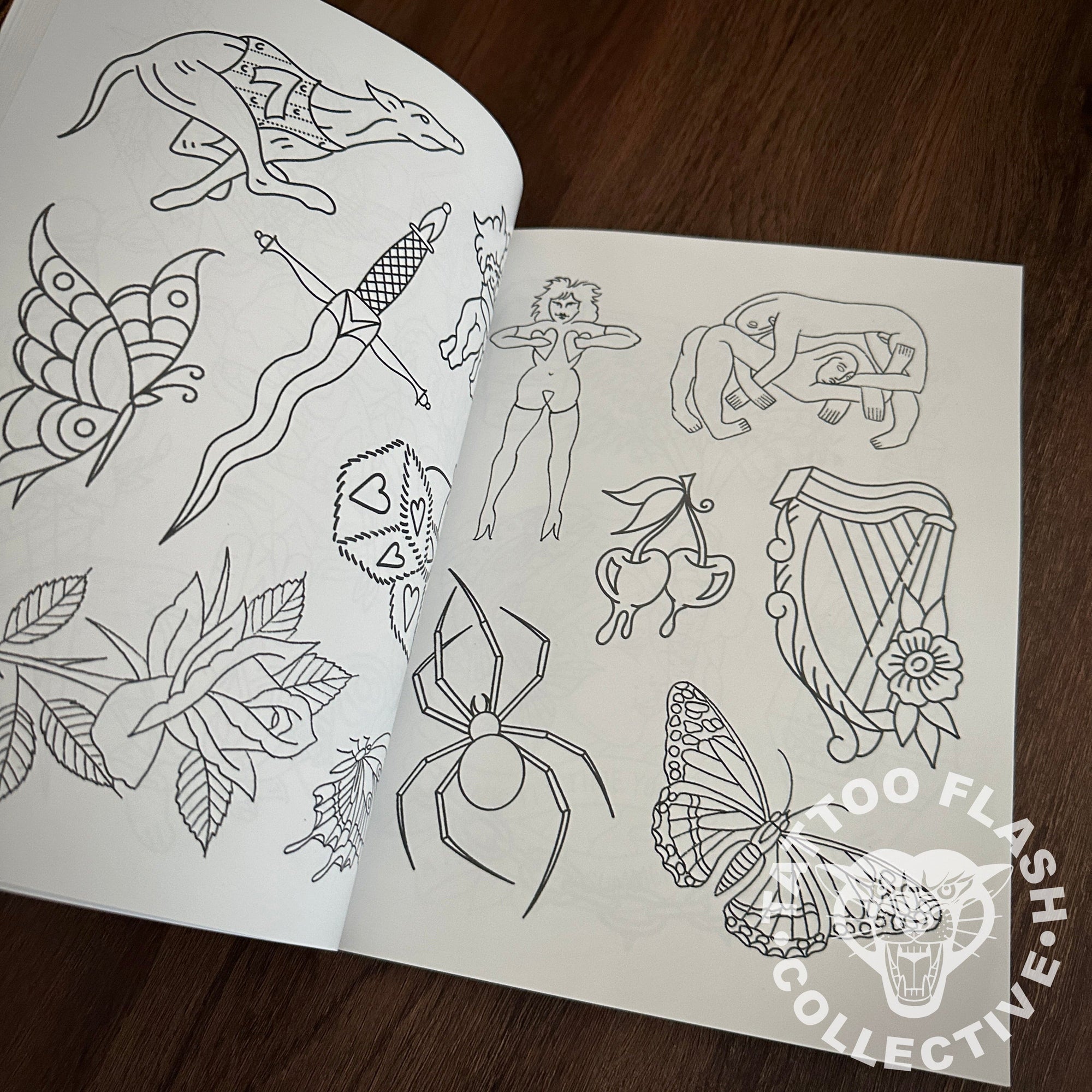 Wildcard tattoo Books Wildcard tattoo- book of lines