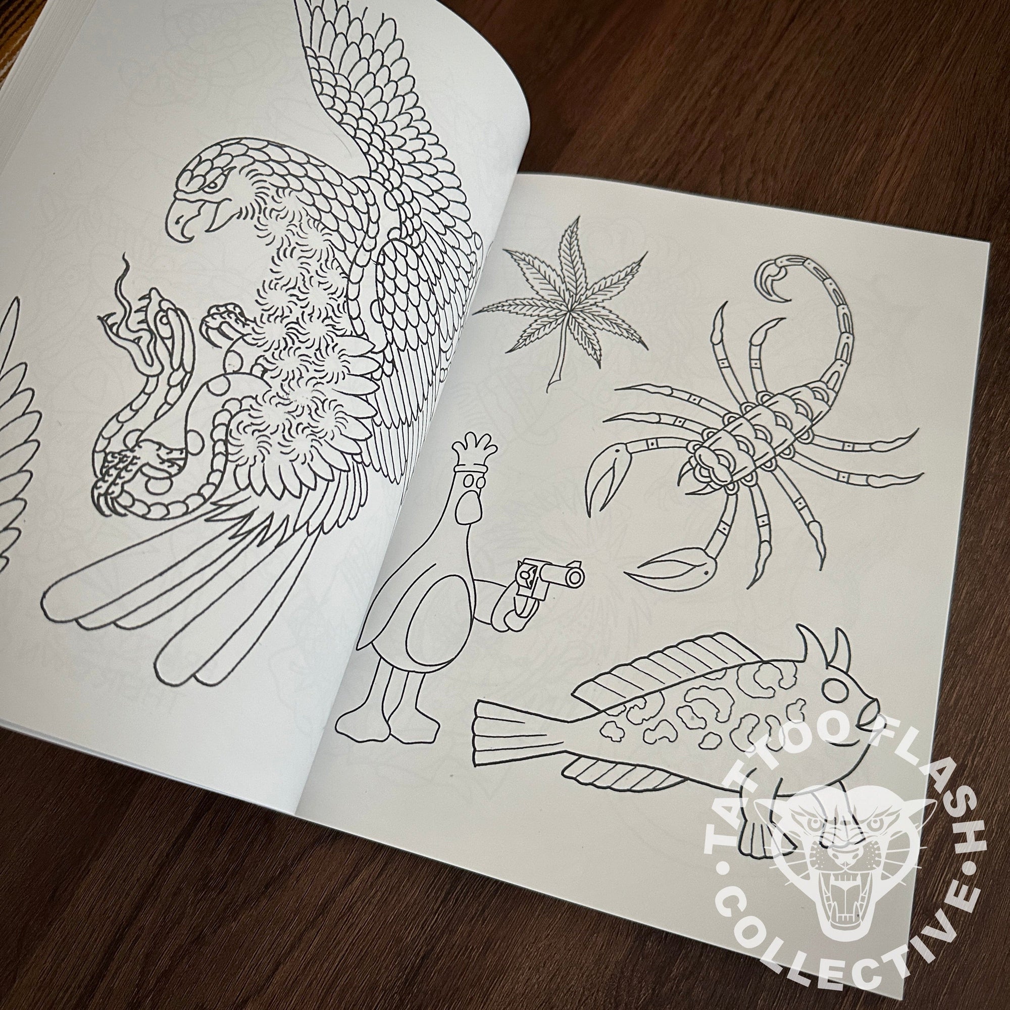 Wildcard tattoo Books Wildcard tattoo- book of lines