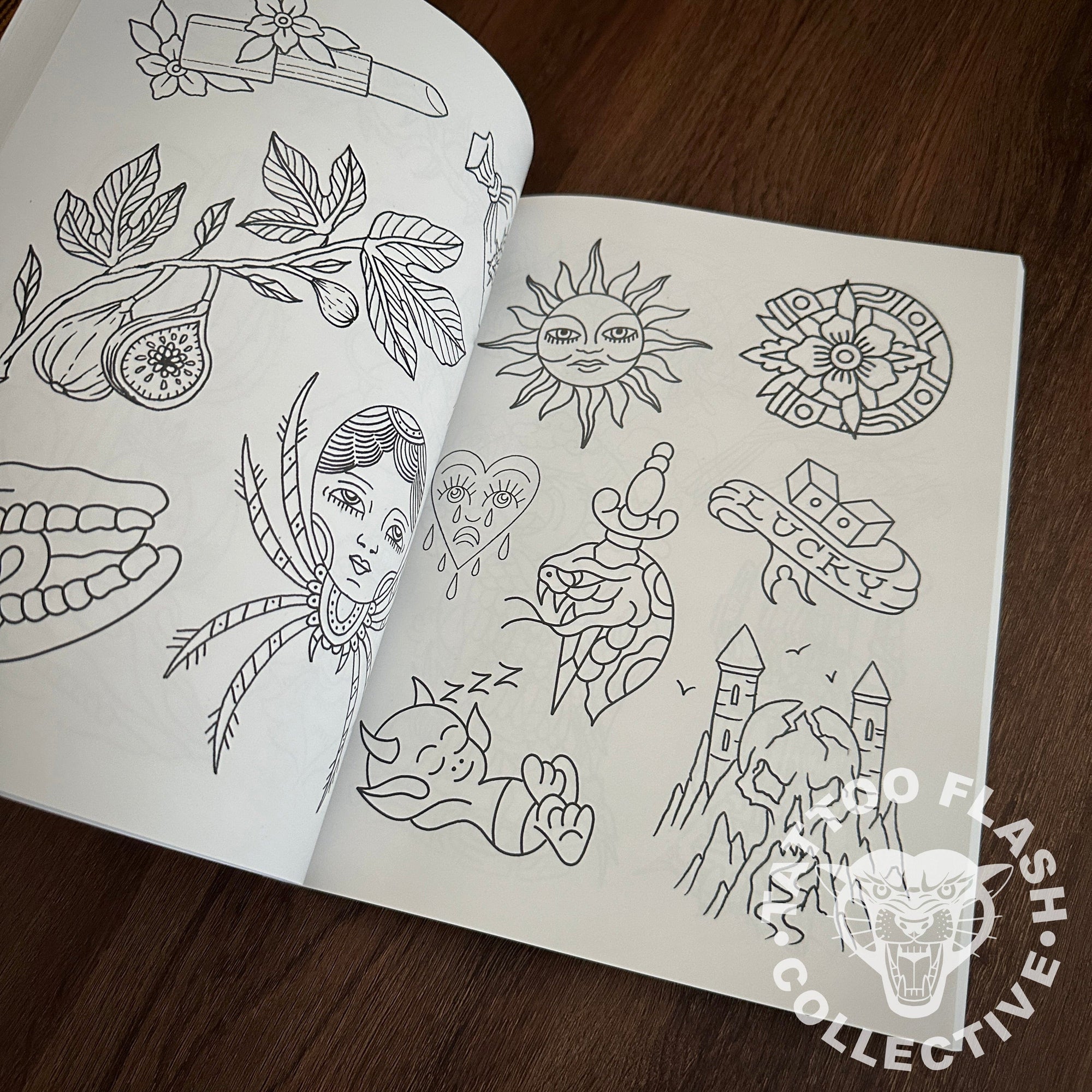 Wildcard tattoo Books Wildcard tattoo- book of lines