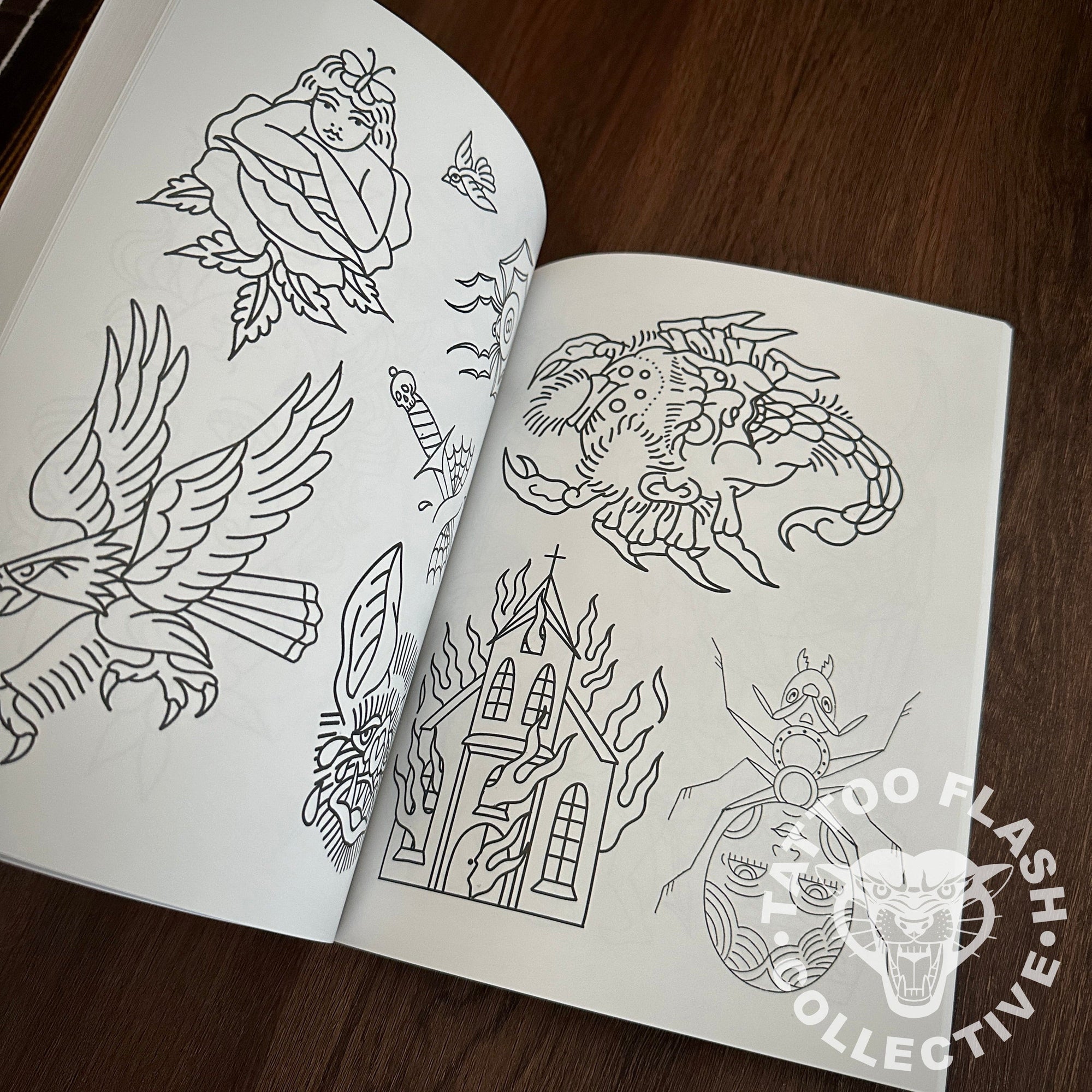 Wildcard tattoo Books Wildcard tattoo- book of lines