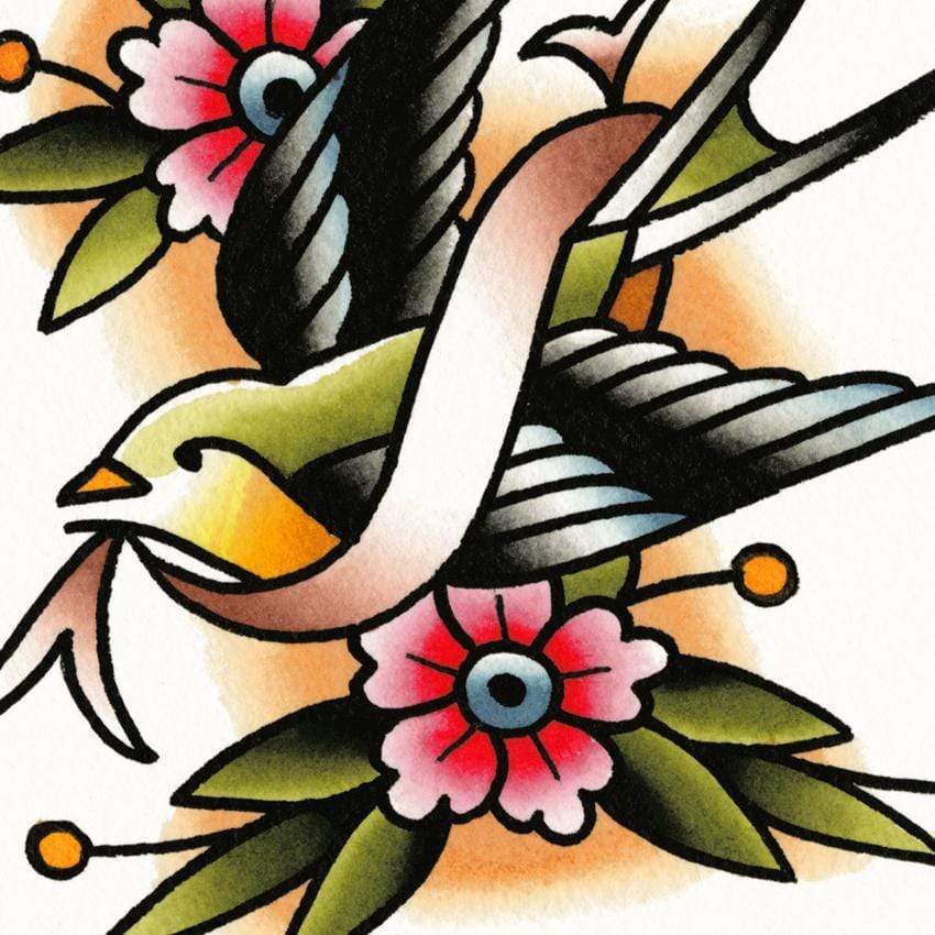 Black Stallion Tattoo Flash Black Stallion #110