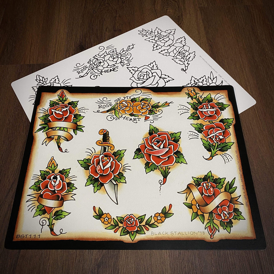 Black Stallion Tattoo Flash Black Stallion #111