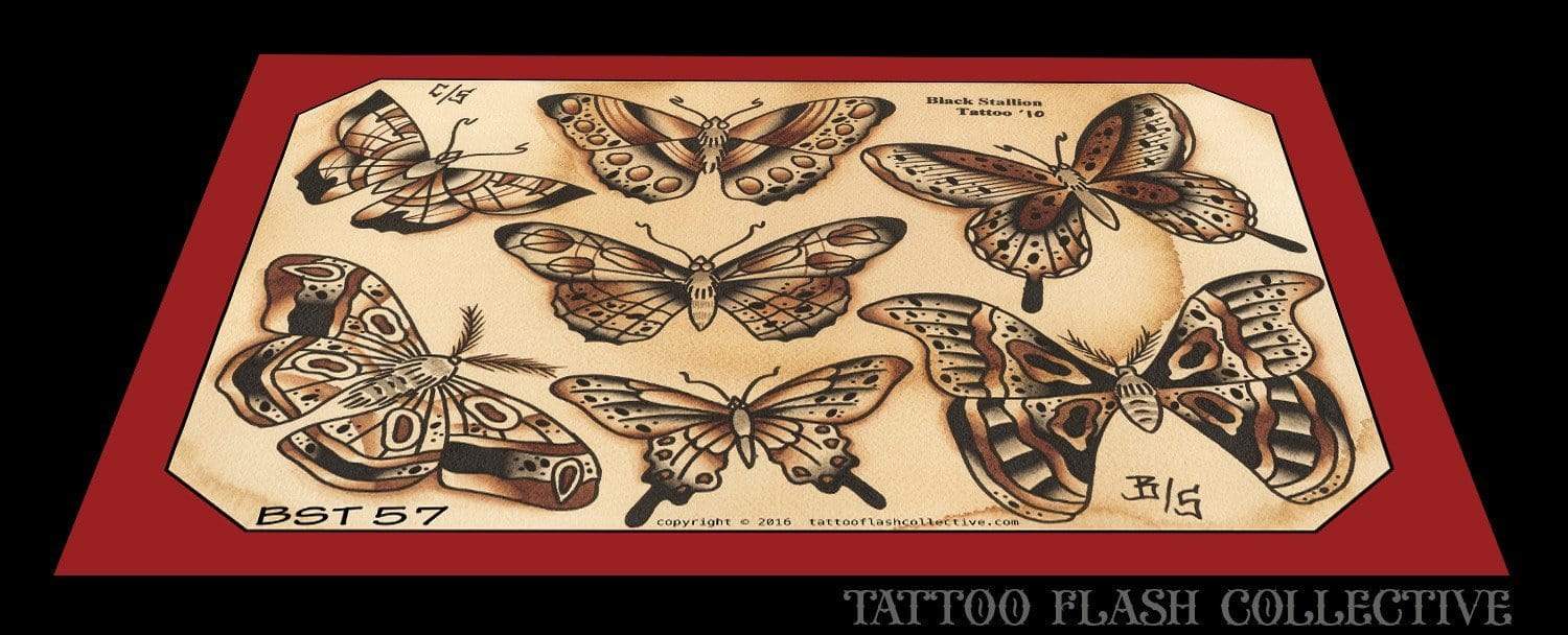 Black Stallion Tattoo Flash Black Stallion #57