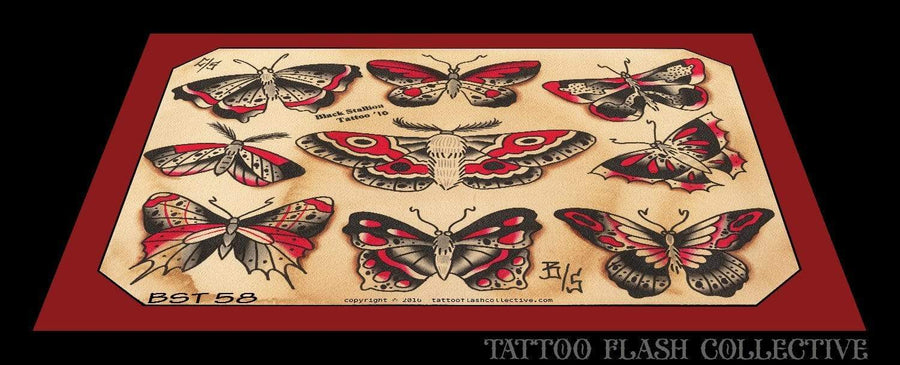 Black Stallion Tattoo Flash Black Stallion #58