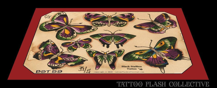 Black Stallion Tattoo Flash Black Stallion #59