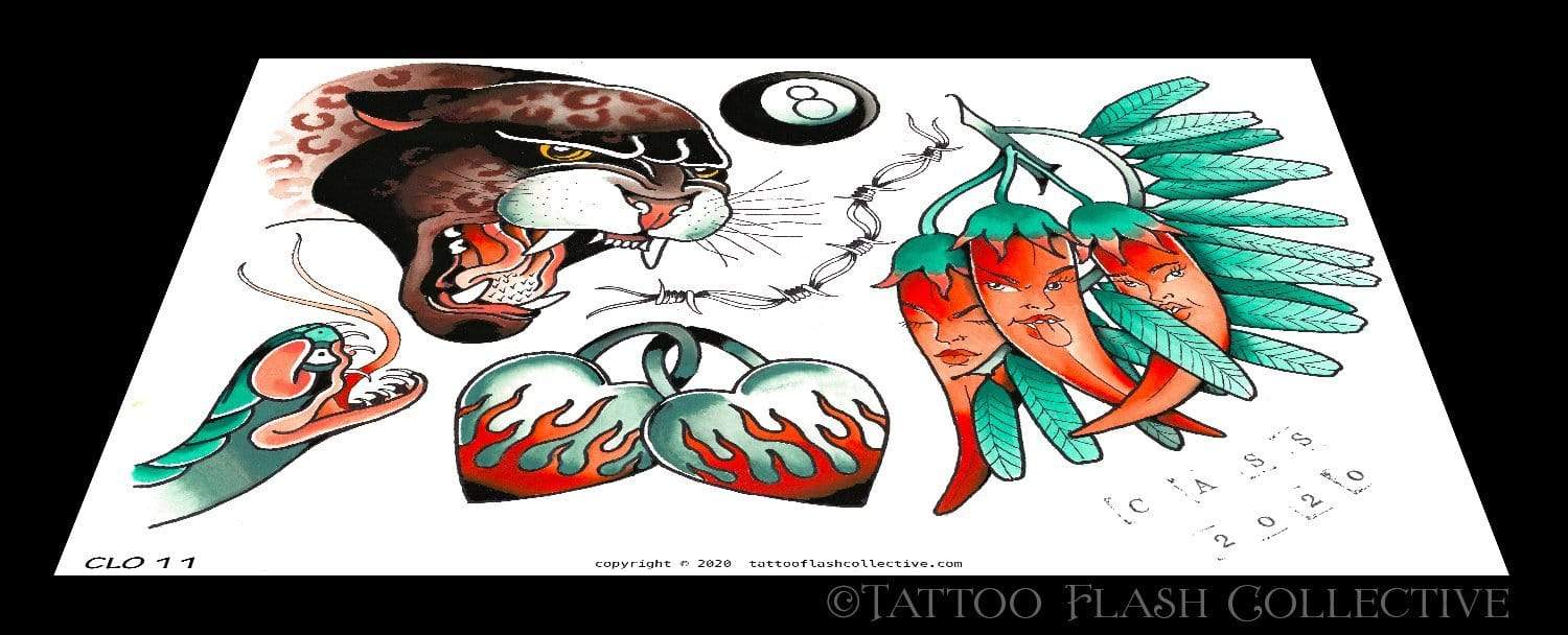 Cassie O'Neil #11 - tattooflashcollective