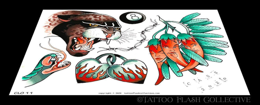 Cassie O'Neil #11 - tattooflashcollective