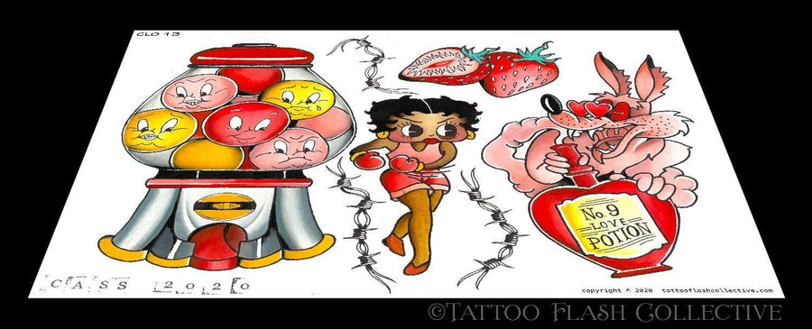 Cassie O'Neil #13 - tattooflashcollective