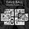 Dave Ball 6 page Digital Flash set - tattooflashcollective