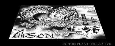 Dave Ball 6 page Digital Flash set - tattooflashcollective