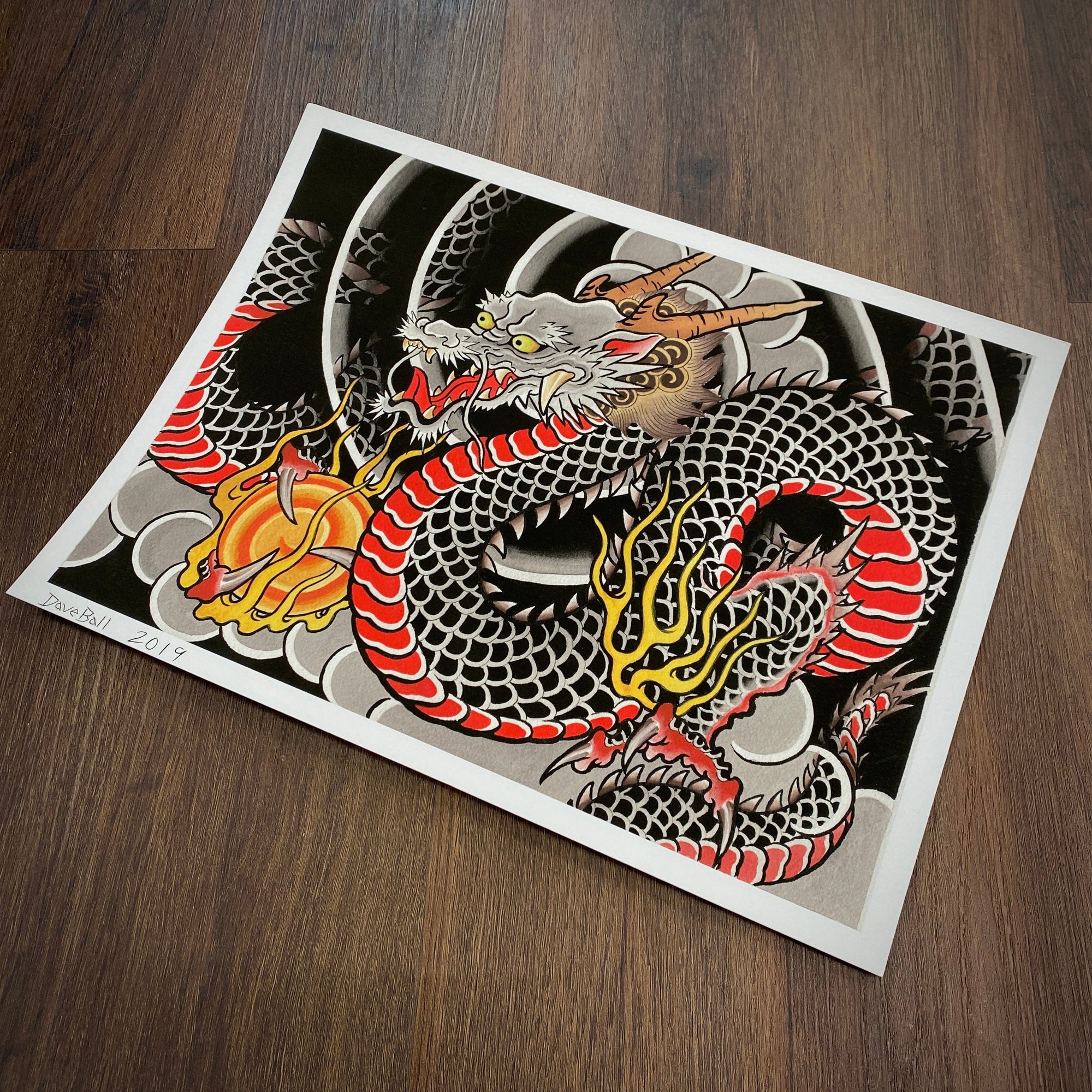 Dave Ball prints 12"x16" Dave Ball Print #3- 12"x16" or 18"x24"