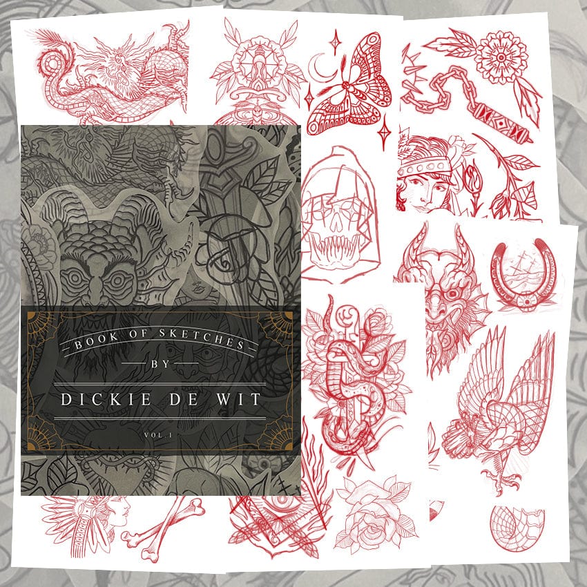 Dickie de Wit Books Dickie de Wit-Book of Skecthes