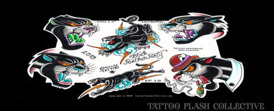 Eric Perfect 7 page Digital Flash #17-#23 - tattooflashcollective