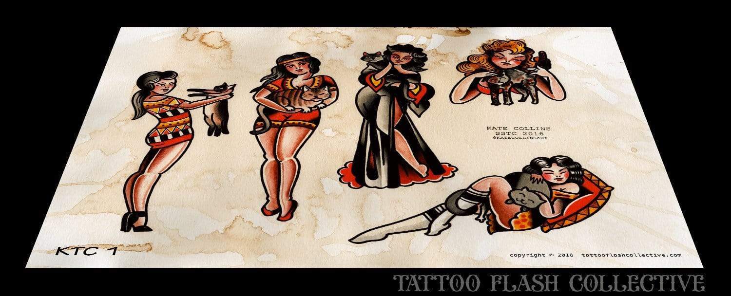 Kate Collins digital download Kate Collins 6 page Digital Flash #1-#6