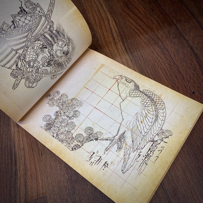 Tattoo Flash Collective Books Hokusai Line Drawings