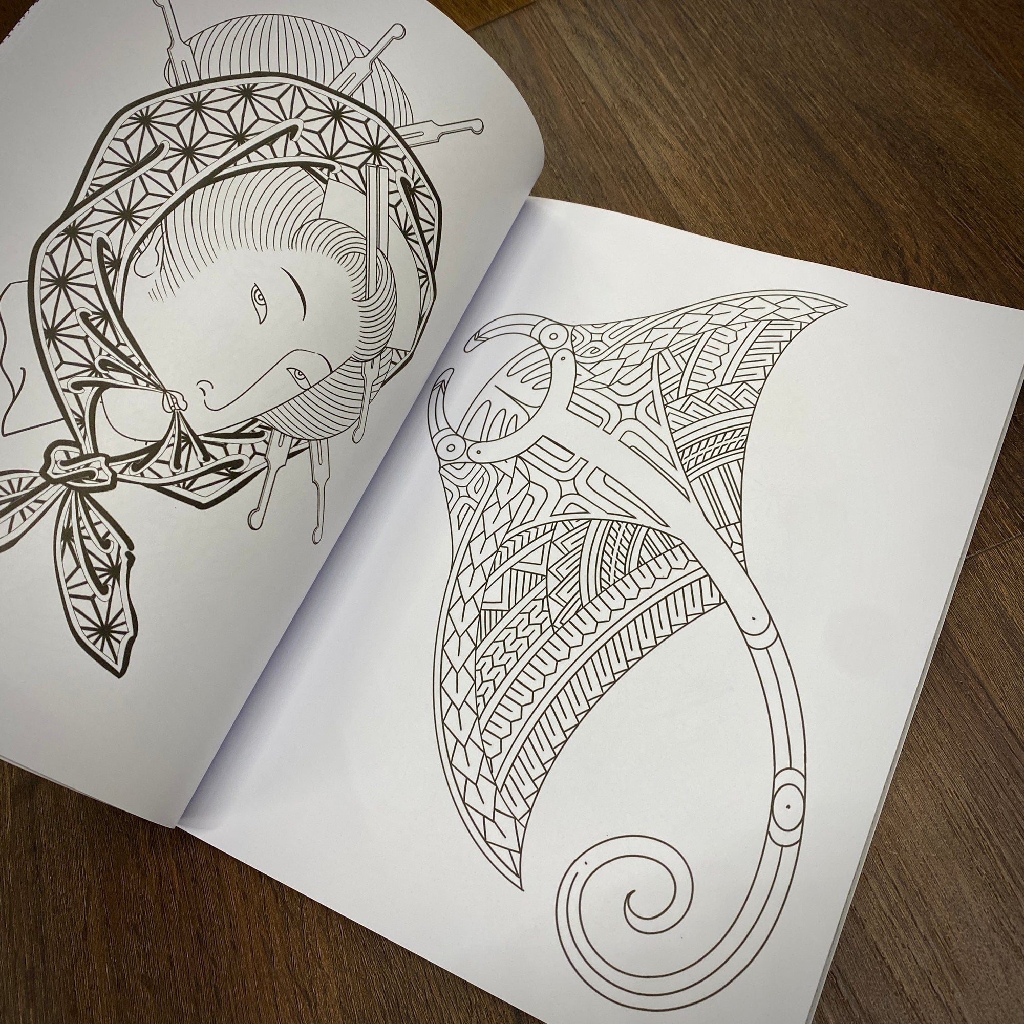 Tattoo Flash Collective Books Saeid Line Drawings Vol.1