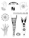 Tattoo Flash Collective digital digital books Tribal tattoo designs -DIGITAL