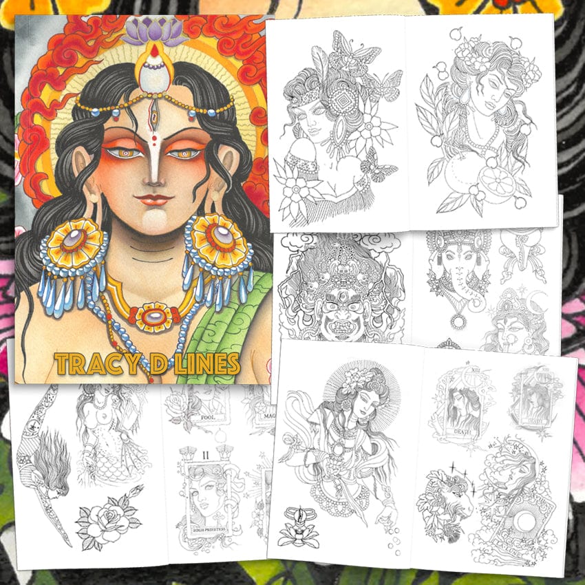 Tracy Demetriou Books Tracy D line drawings Vol.1