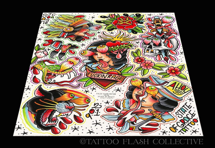 Tyler Harrington prints Tyler Harrington#4- 12"x16" or 18"x24"